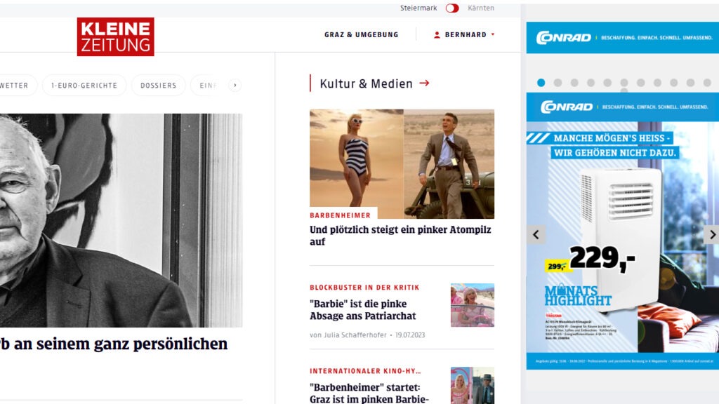 Digitales Prospekt: Beispiel