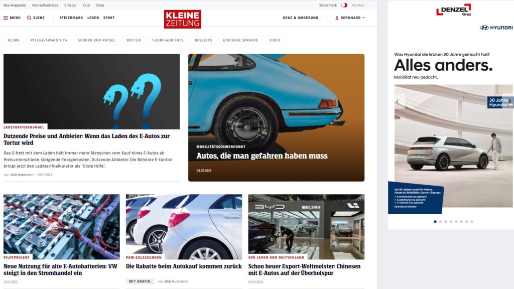 Digitales Prospekt: Beispiel