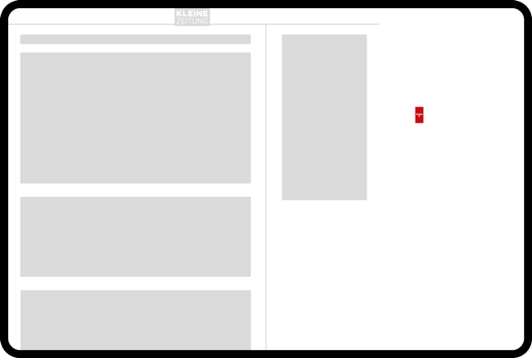 Kleine Zeitung Halfpage Ad Desktop