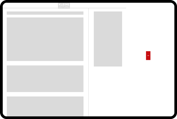 Kleine Zeitung Sitebar Desktop