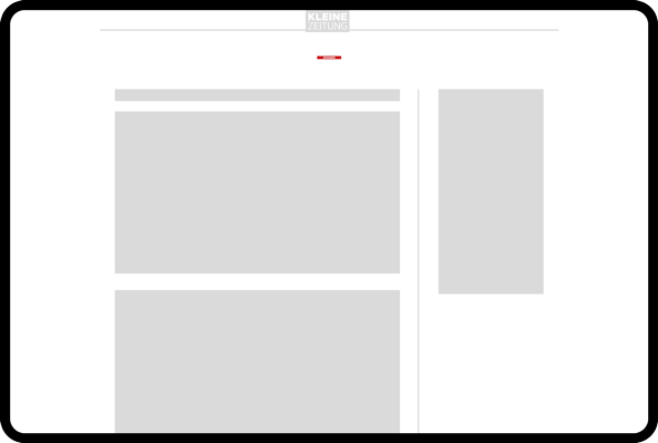 Kleine Zeitung Superbanner Desktop