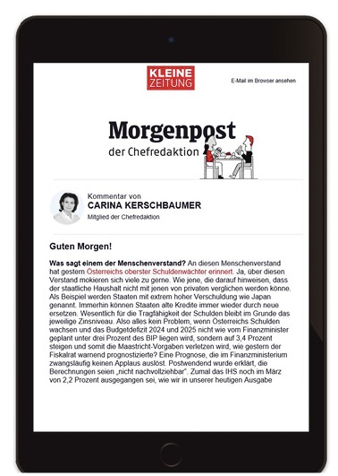 Kleine Zeitung Mockups Morgenpost