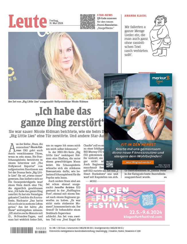 Kleine Zeitung Tip On Card U4 2025